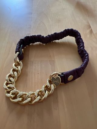 Collar bimba y lola dorado y morado