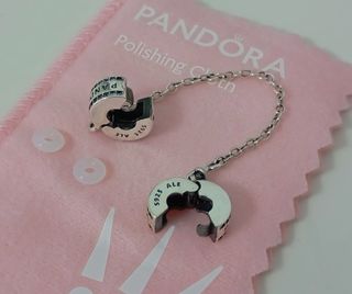 Cadena Seguridad Pandora plata.
