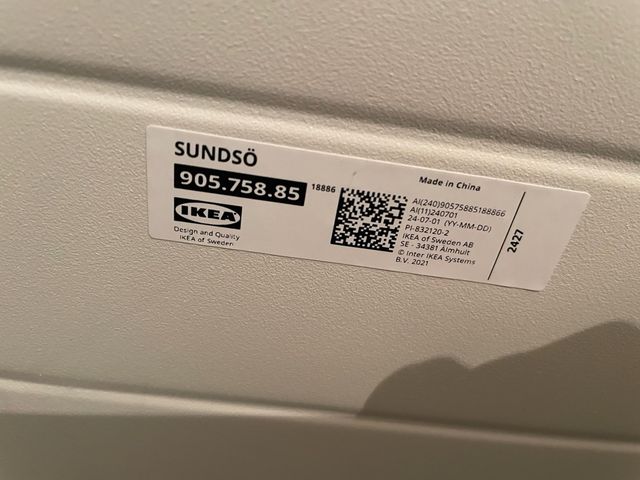 Mesa plegable + 4 sillas IKEA TORPARÖ 130x74cm.