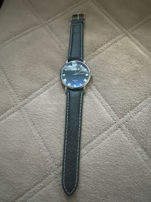 Orologio da uomo Yazole - Nero/Argento