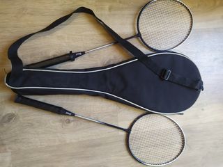 3 Raquetas bádminton + funda