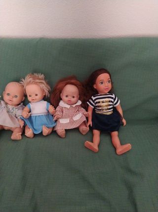4 Muñecas antiguas para restaurar