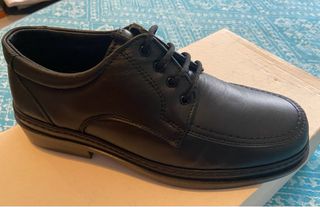 Zapatos negros cordones Piel Iturri 