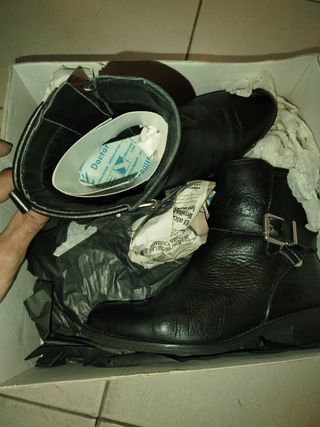 Botines negros mujer