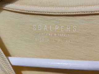 Camiseta Scalpers amarilla Motor Warriors