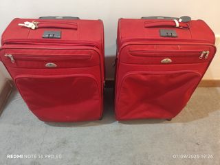 2 Maletas Samsonite rojas