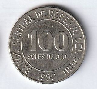 Monedas Perú - 5, 10, 50, 100 Soles