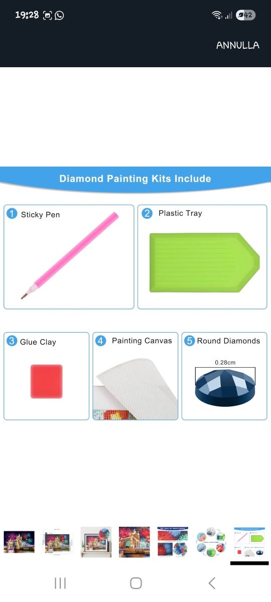 Diamond painting. Kit Dipinto Diamanti 5D - SSX136