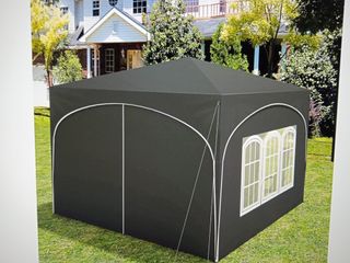 CARPA PLEGABLE 3X3 GRIS CON LATERALES-NUEVA