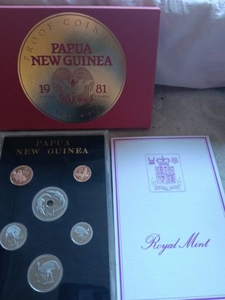 Papúa Nueva Guinea 1981: Juego Monedas
