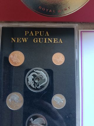Papúa Nueva Guinea 1981: Juego Monedas
