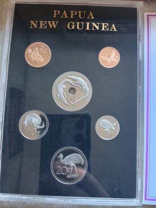 Papúa Nueva Guinea 1981: Juego Monedas
