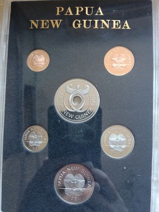 Papúa Nueva Guinea 1981: Juego Monedas
