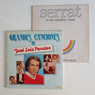 3 Vinilos: 2 LP José Luis Perales + 1 LP Serrat