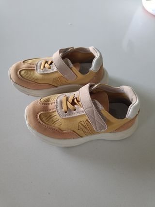 Zapatillas OTRANTO amarillas y beige