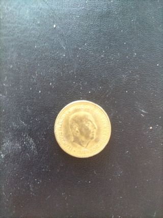 Peseta Española con estrella 72