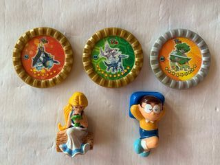 Tazos y figuras Pokémon Kinder