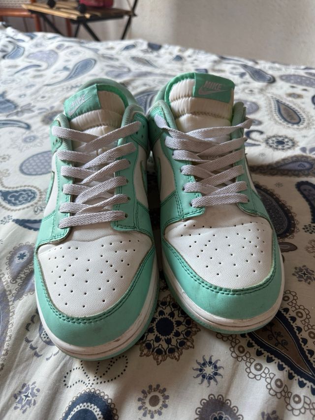 Nike Dunk Low - Zapatillas Teal/Blanco