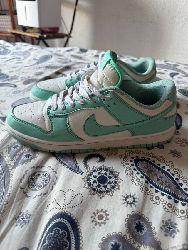 Nike Dunk Low - Zapatillas Teal/Blanco