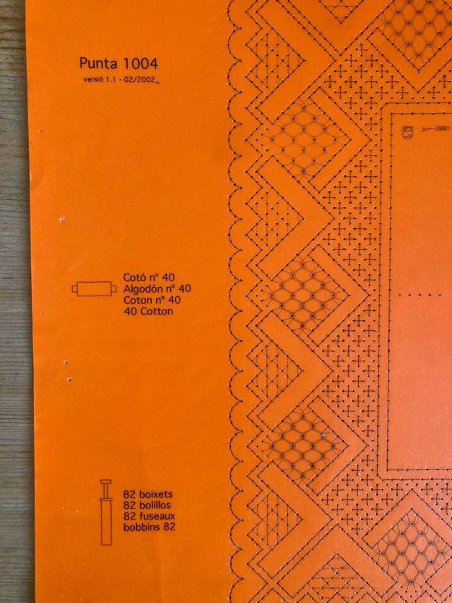 Patrón Bordado Punto 1004