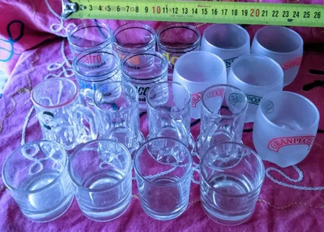 VASITOS Y JARRITAS CRISTAL DE CHUPITO/1X1€/3X2€