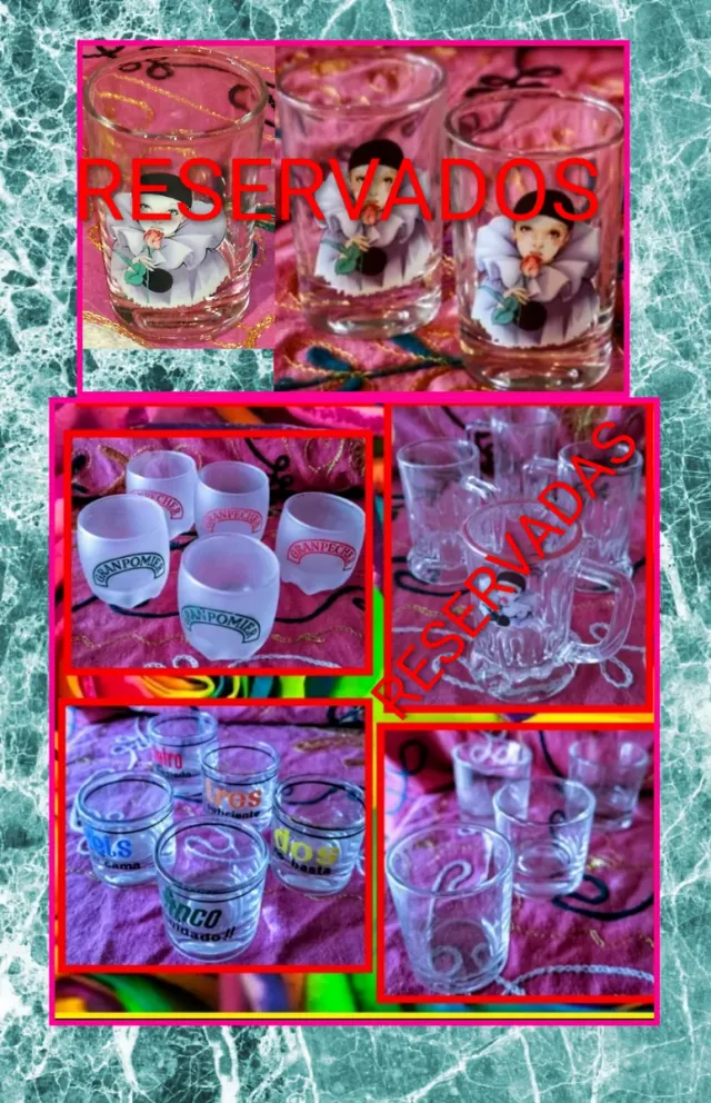 VASITOS Y JARRITAS CRISTAL DE CHUPITO/1X1€/3X2€