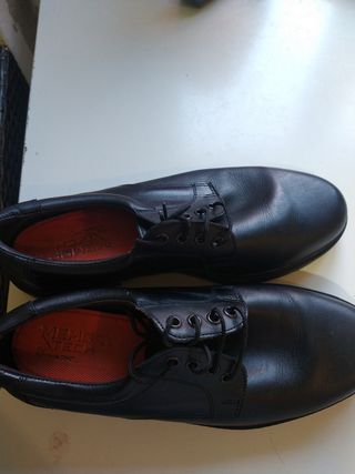 Zapatos negros de cuero