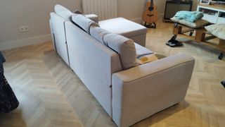 Sofá cama beige - 3 plazas
