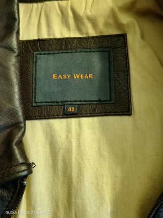 Chaqueta marrón piel