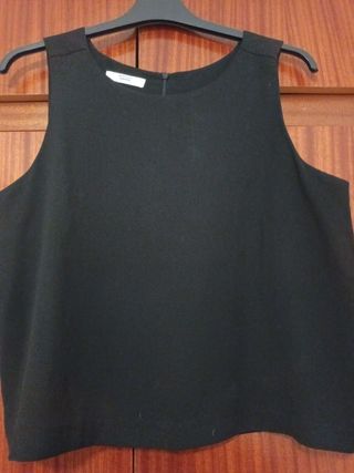 Camisa negra MANGO