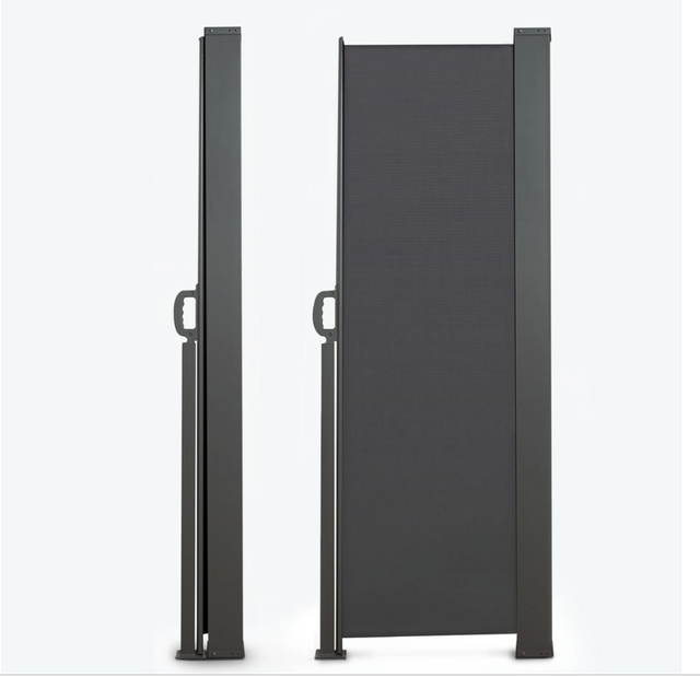 Toldo Retráctil Exterior - Gris Oscuro