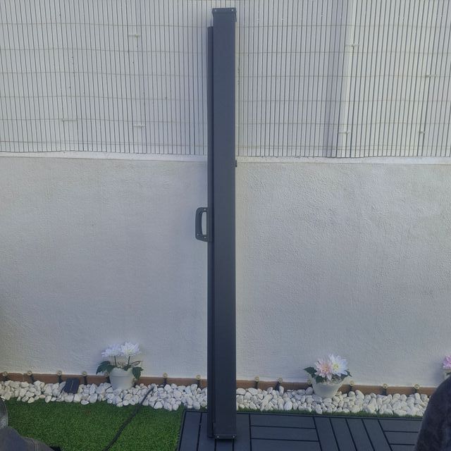 Toldo Retráctil Exterior - Gris Oscuro