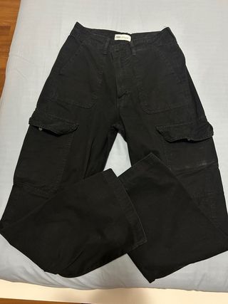 Pantaloni cargo Zara neri
