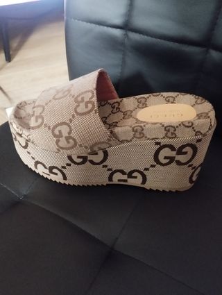 Plataformas Gucci - Beige/Marrón