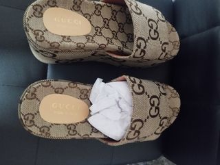Plataformas Gucci - Beige/Marrón