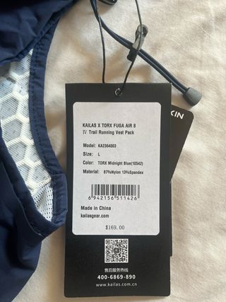 Mochila Kailas TORX Fuga Air 8 IV
edicion limitada