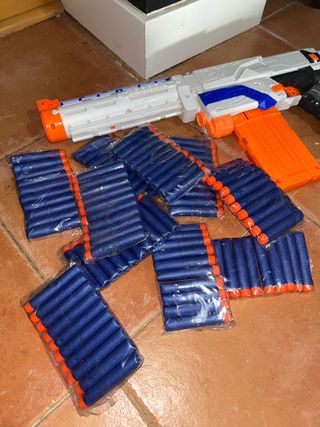 Nerf Pistola más balas- Impresionante