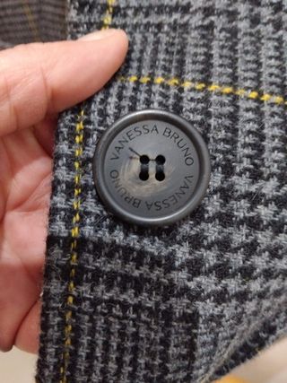 Chaqueta Blazer Gris Mujer M