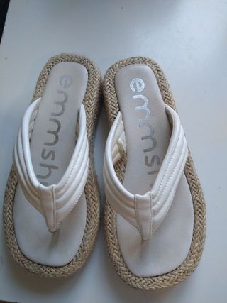 Chanclas blancas emms - verano
