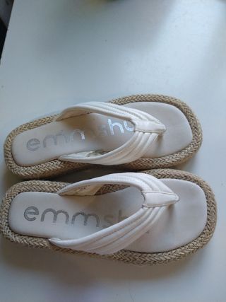Chanclas blancas emms - verano