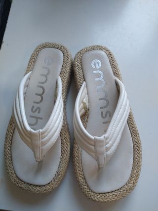 Chanclas blancas emms - verano