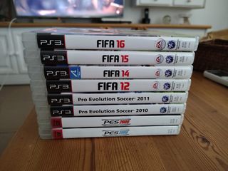 PS3 FIFA & PES (8 juegos)