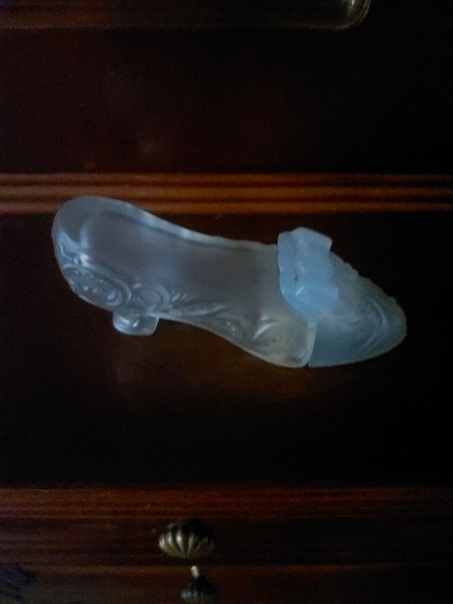 Frasco perfume vintage cristal