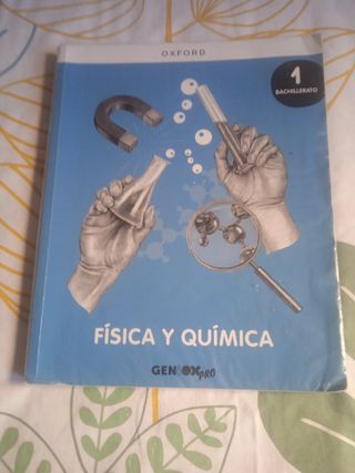 Física y Química, lengua e ingles de 1º Bachillera