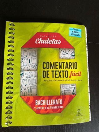 Comentario de texto fácil para bachillerato