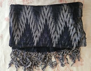 Bufanda Adolfo Domínguez - Azul Gris