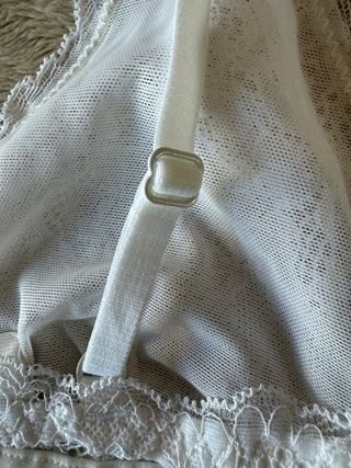 Reggiseno Monki bianco a triangolo