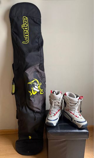 Pack Snowboard + Botas usadas