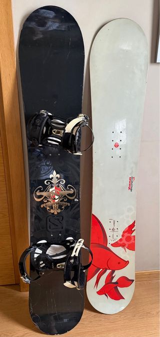 Pack Snowboard + Botas usadas