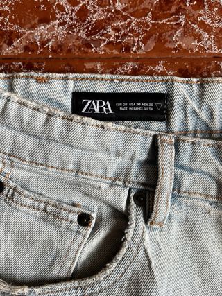 Shorts vaqueros Zara - Azul claro